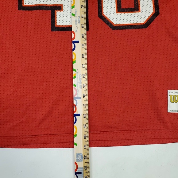 Vintage Wilson Mike Alstott #40 Tampa Bay Buccaneers Jersey  Men's 50 / XL - Picture 6 of 9